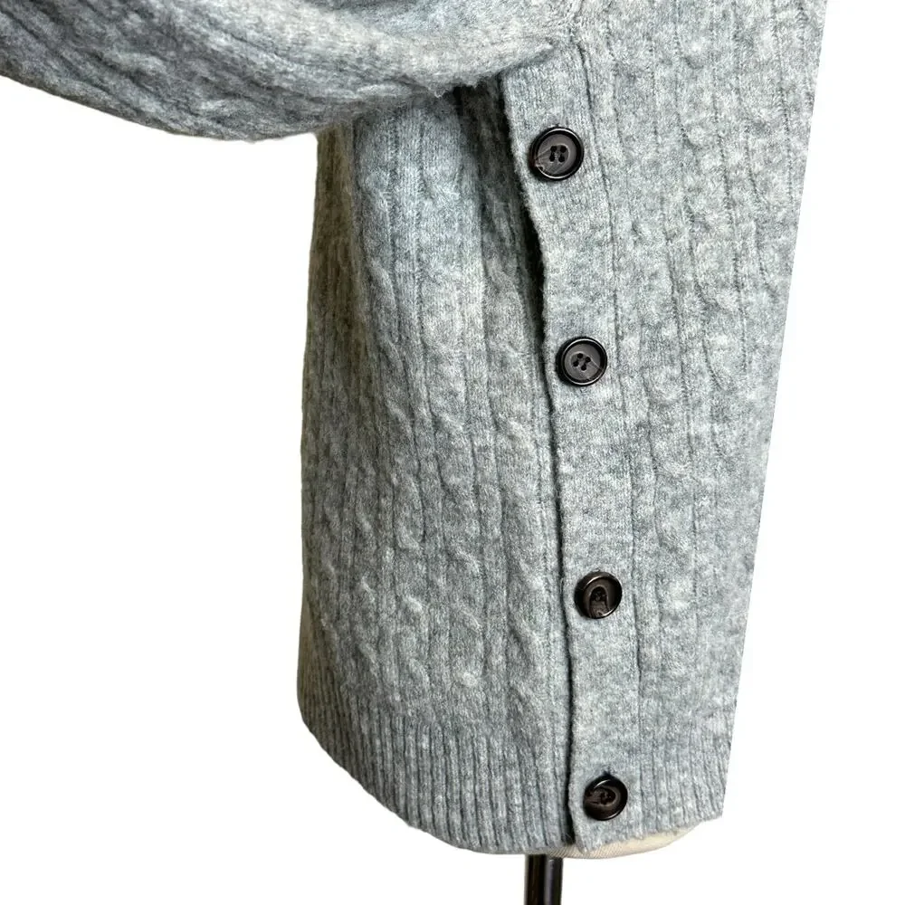 J. Crew gray crew neck sweater size S